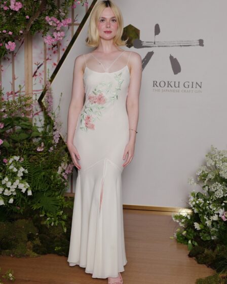 NEW YORK NEW YORK  JUNE 13 Elle Fanning attends The House of Suntory celebrates Roku Gin and Come Alive with the Seasons...