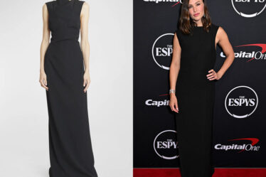 Jennifer Garner's Givenchy High-Neck Backless Column Gown