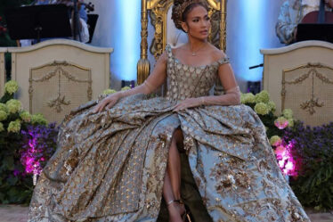 Jennifer Lopez Wore Manish Malhotra & Elie Saab Haute Couture For Her Extravagant Bridgerton-Themed 55th Birthday Bash