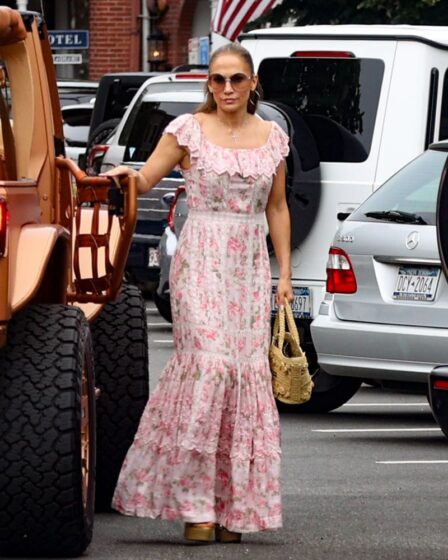 Jennifer Lopez was spotted shopping with her child Emme and friends, including her manager Benny Medina, in Sag Harbor, Hamptons, New York.