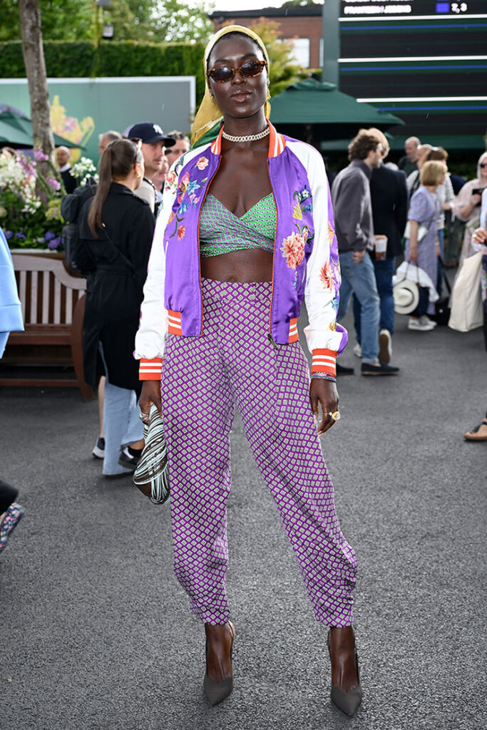 Jodie Turner-Smith Wore Ralph Lauren To The Wimbledon Tennis Championships