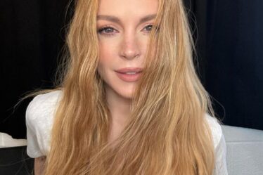 lindsay lohan churro hair