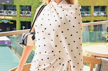 Margot Robbie Wore Alaïa To The Wimbledon Tennis Championships