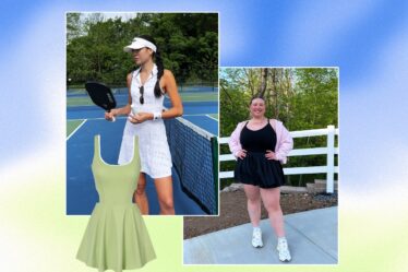 Women in tennis dresses