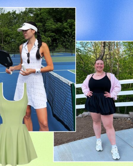 Women in tennis dresses