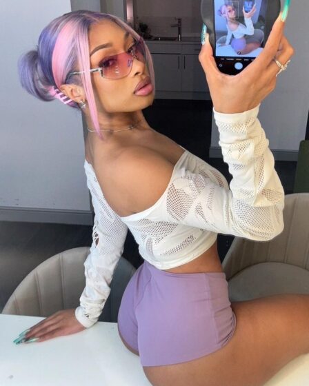 Megan Thee Stallion Looks so Y2K With This Pastel Hair Color Combo
