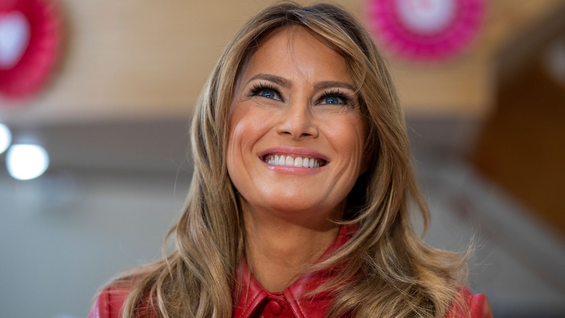 Melania Trump stuns in red at fundraiser in New York City - Fashnfly