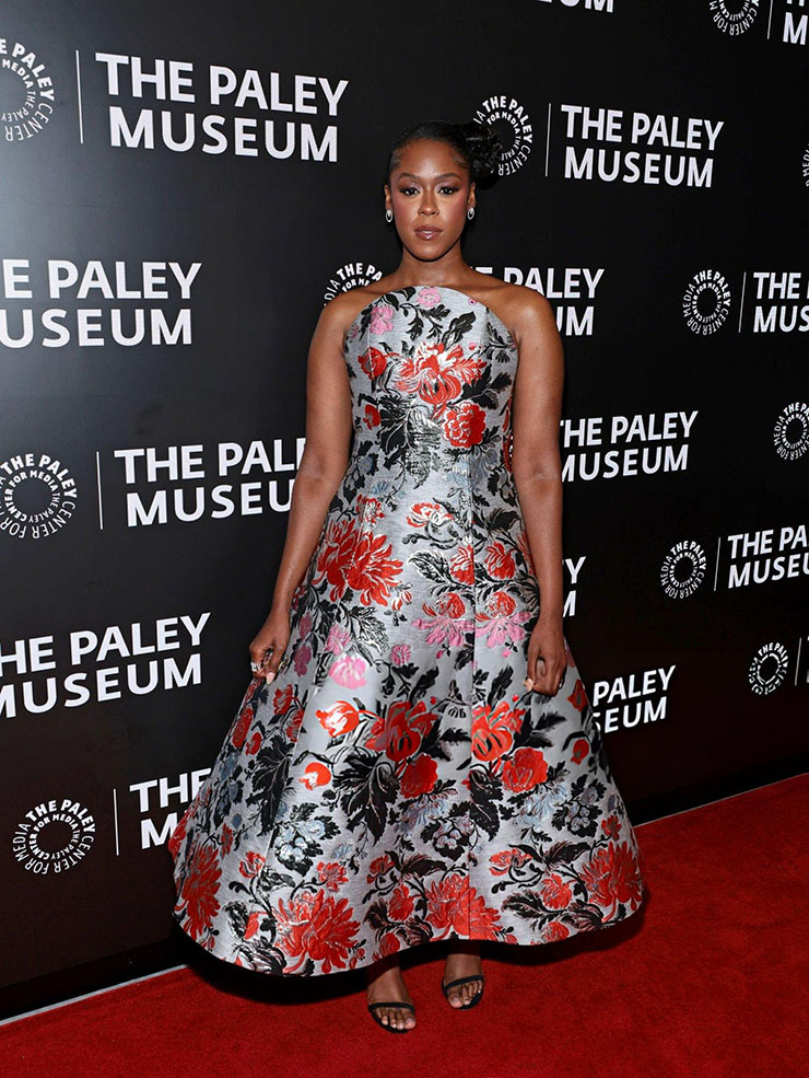 Moses Ingram Wore Carolina Herrera to the 'Lady in the Lake' New York Screening