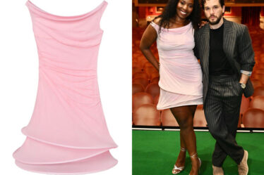 Olivia Washington's Tory Burch Jersey Hoop Dress