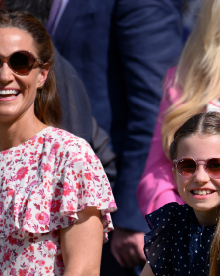 Image may contain Pippa Middleton Accessories Sunglasses Face Happy Head Person Smile and Adult