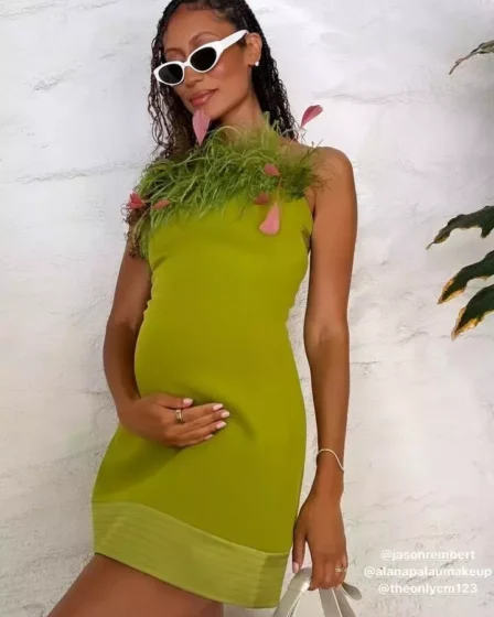 Radiant In Green Elaine Welteroth Stuns In Safiyaa