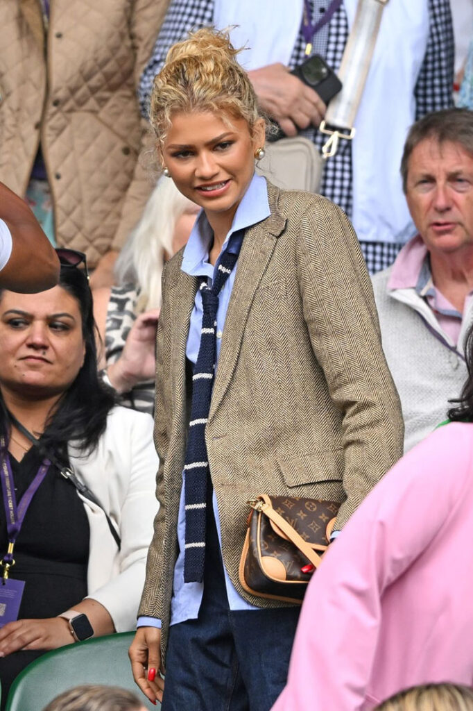 Zendaya Brought Her 'Challengers' Tenniscore Style To The Wimbledon Finals