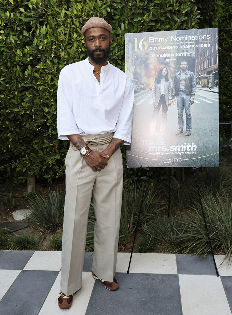 LaKeith Stanfield attends the "Mr. & Mrs. Smith" Tastemaker Event at Pendry West Hollywood