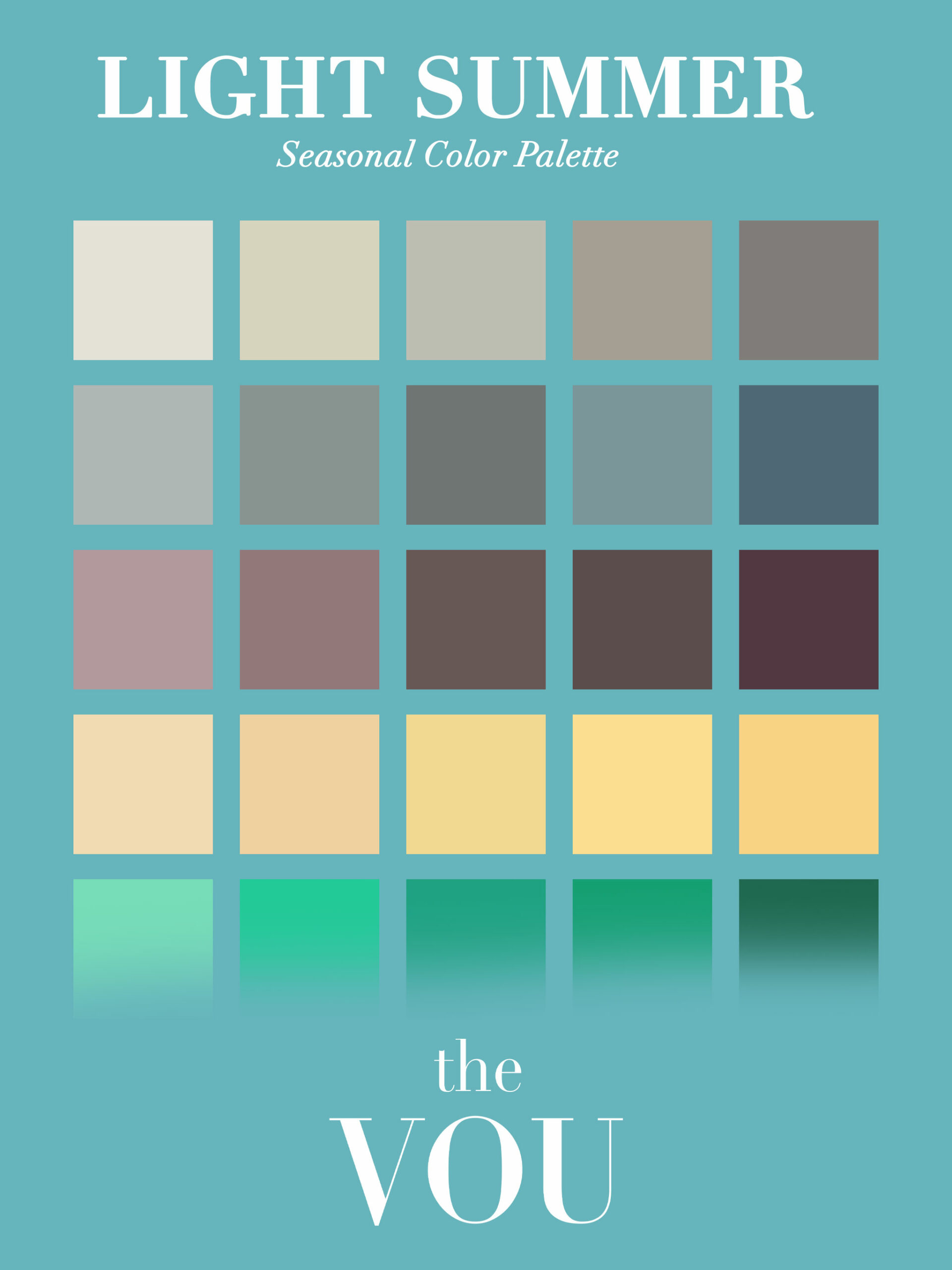 Light Summer Color Palette