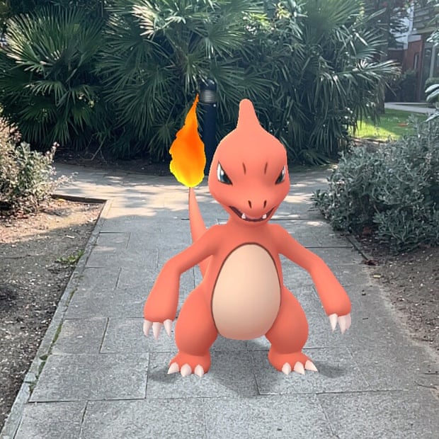 Pokémon Go screenshot of Charmeleon