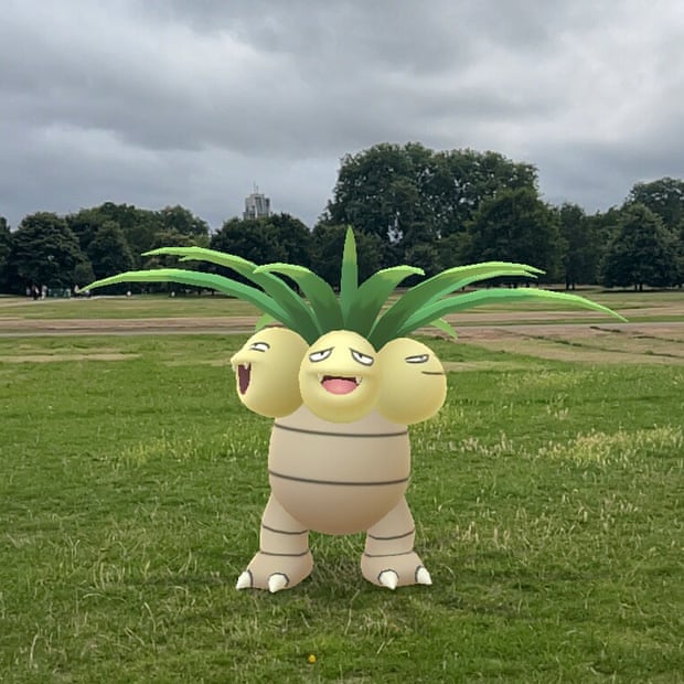 Pokémon Go screenshot of Exeggutor