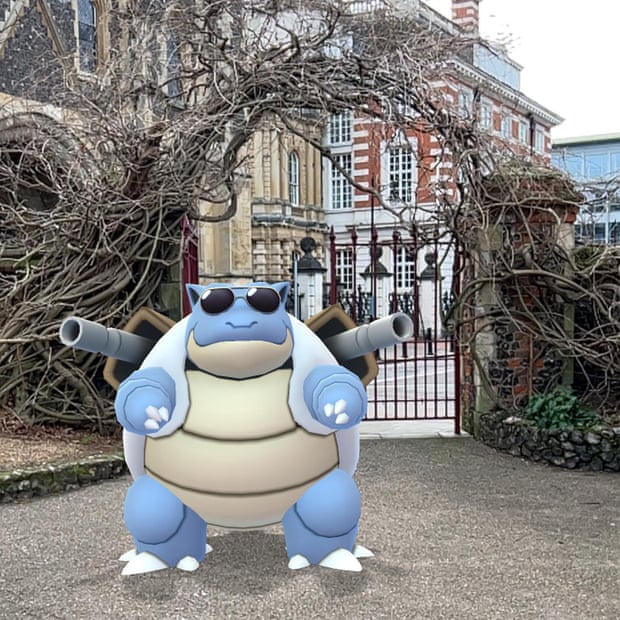 Pokémon Go screenshot of Blastoise