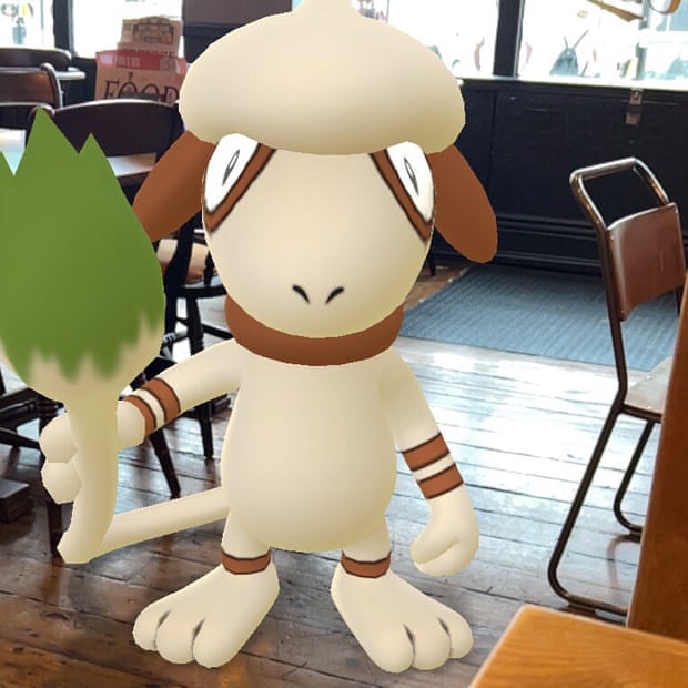 Pokémon Go screenshot of Smeargle