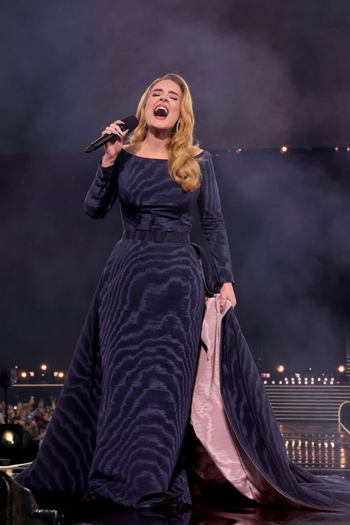 Adele Wore Dior Haute Couture Performing In Munich 