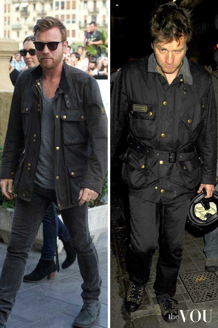 Ewan McGregor Barbour jacket