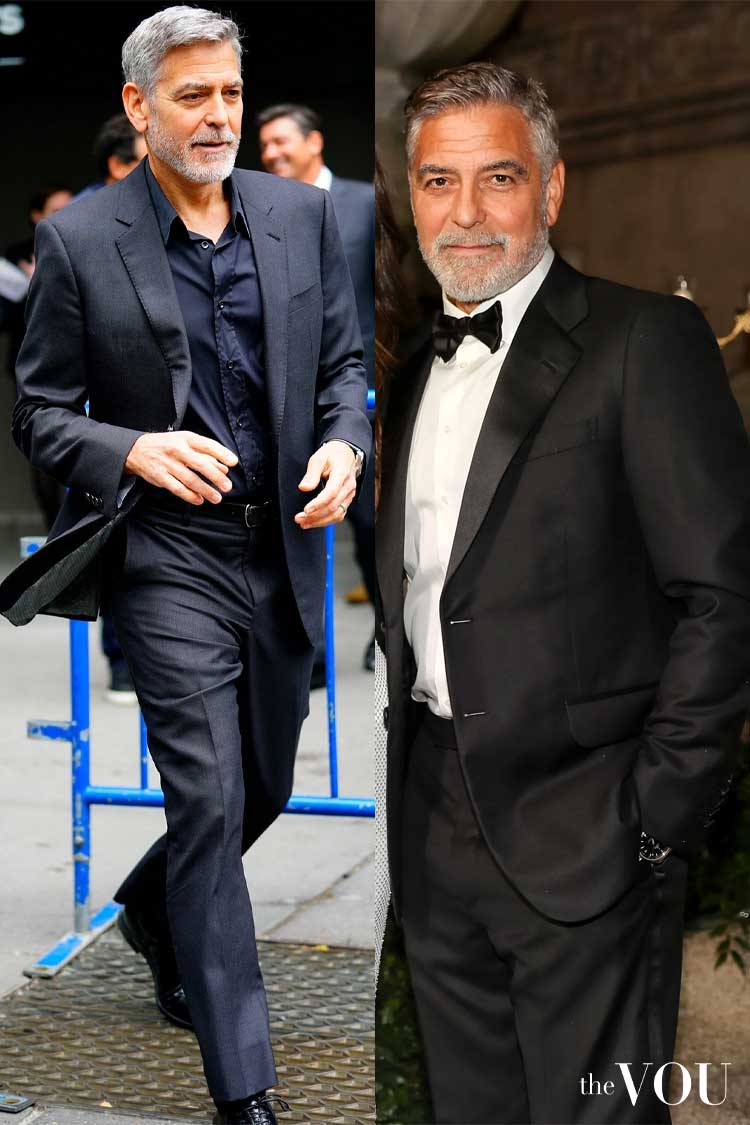 George Clooney Wearing Brunello Cucinelli