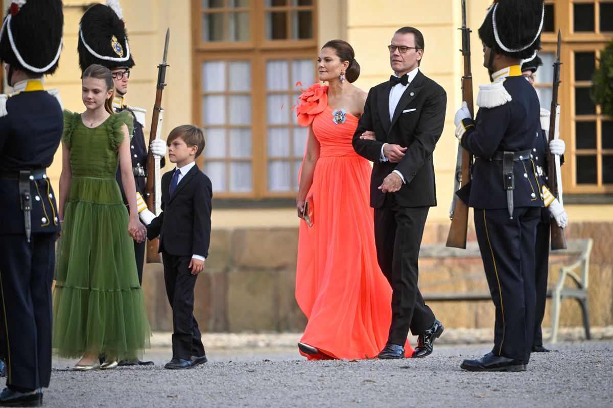 The Crown Princess wore the dress in September 2023