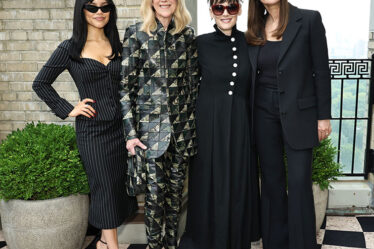 Jenna Ortega, Catherine O'Hara, Winona Ryder and Monica Bellucci attend the  "Beetlejuice Beetlejuice" New York Photo Call