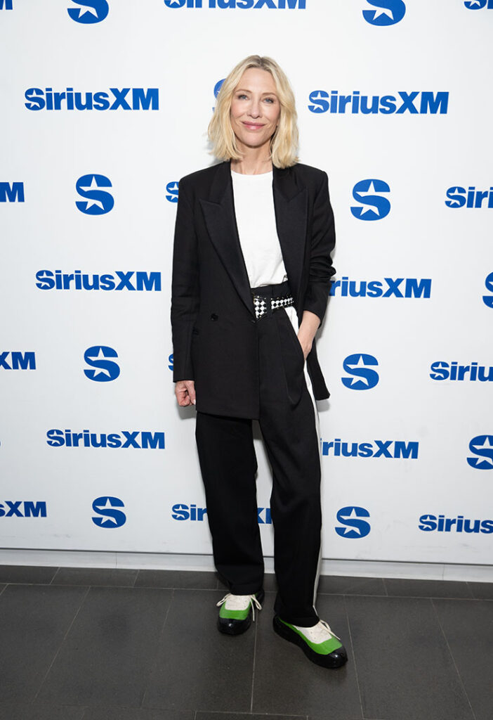 Cate Blanchett Wore Meryll Rogge Promoting 'Borderlands' On SiriusXM