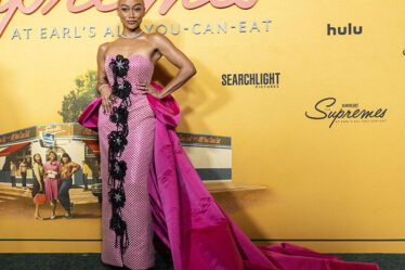 Tati Gabrielle attends the Los Angeles premiere of "The Supremes at Earl's All-You-Can-Eat"