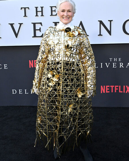 Glenn Close Wore Oscar de la Renta To 'The Deliverance' LA Premiere