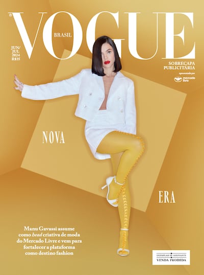 Mercado Libre sponsored a Vogue Brazil cover featuring its newly appointed fashion ambassador Manu Gavassi in the June-July issue.