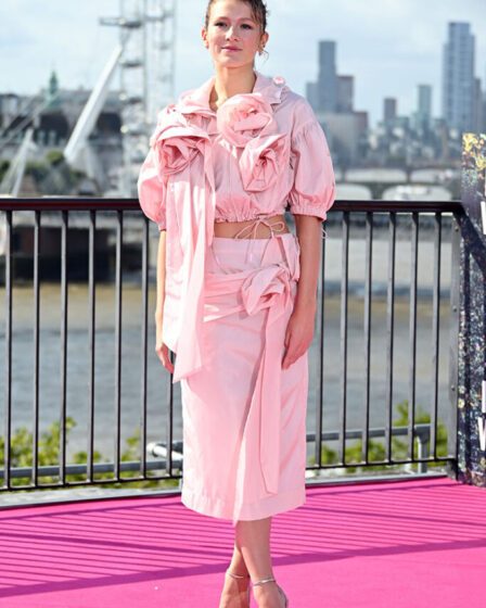 Isabela Ferrer Wore Simone Rocha For The London Photocall For 'It Ends With Us'