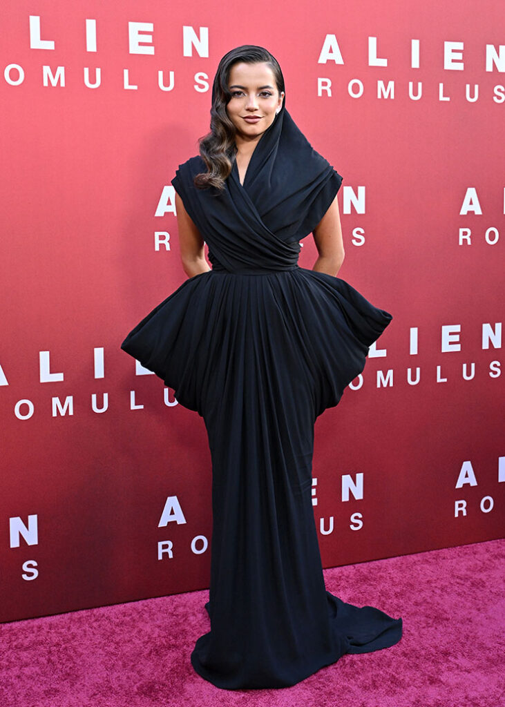 Isabela Merced Wore Giambattista Valli Haute Couture To The 'Alien: Romulus' LA Premiere