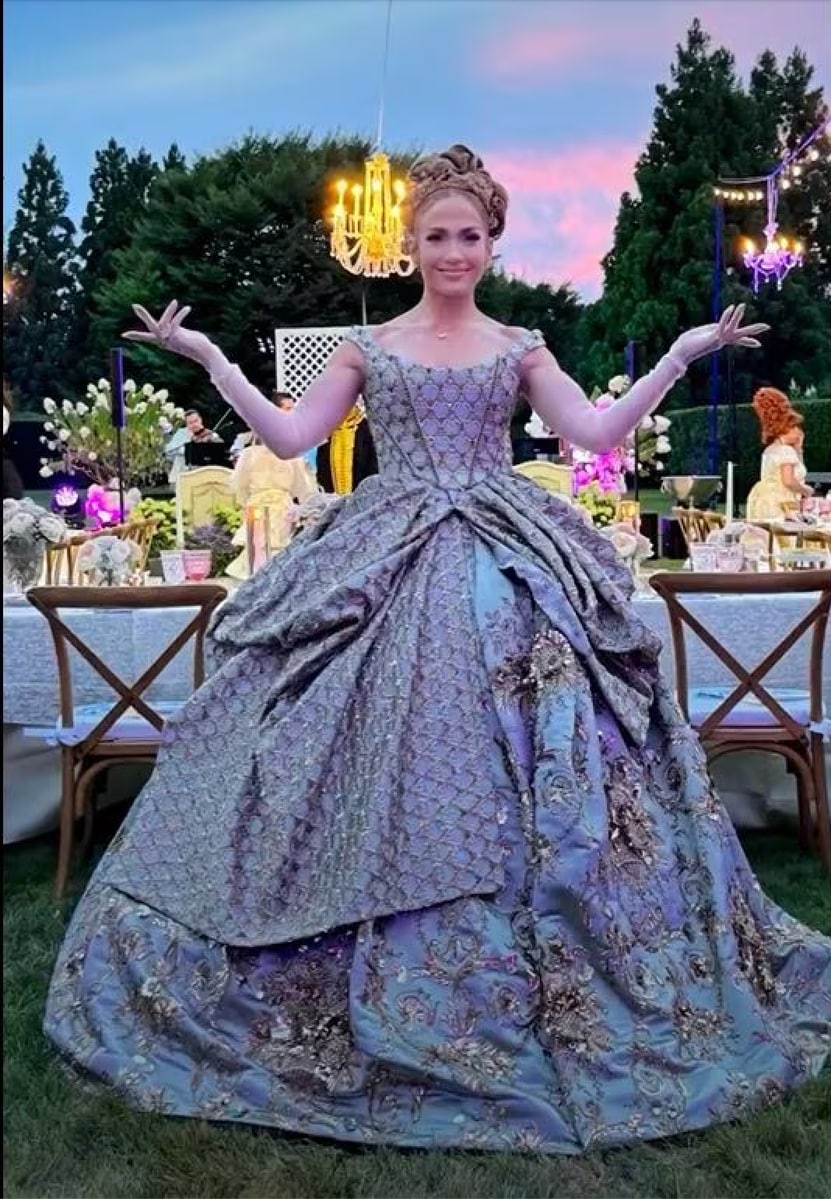 Jennifer Lopez threw a stunning Bridgerton-themed birthday 