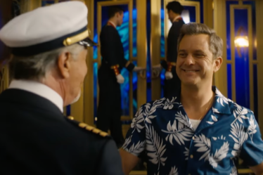 Joshua Jackson hawaiian shirt captain hat doors