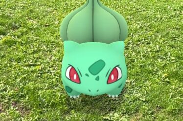 Pokémon Go screenshot of Bulbasaur