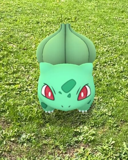 Pokémon Go screenshot of Bulbasaur