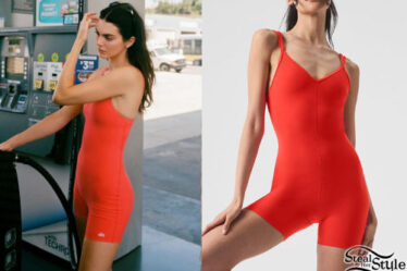 Kendall Jenner: Red Onesie