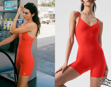 Kendall Jenner: Red Onesie