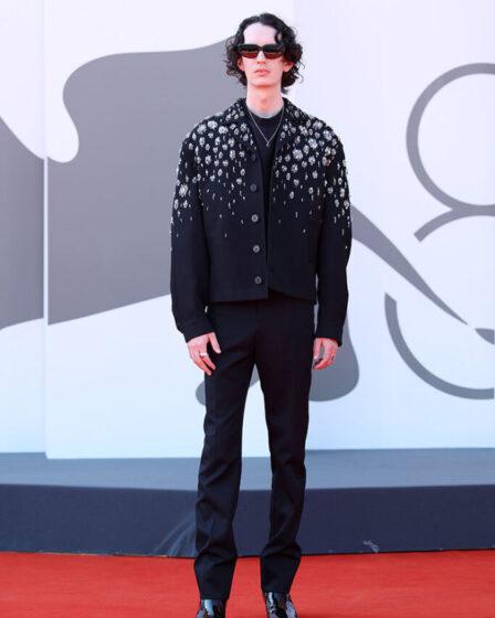 Kodi Smit-McPhee Wore Versace To The 'Disclaimer' & 'Maria' Venice Film Festival Premieres