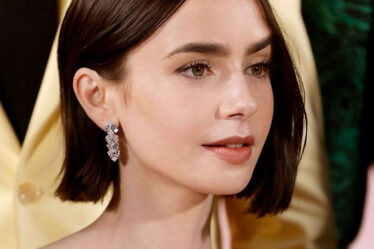 Lily Collins Radiates Effortless Sultry Glam at the 'Emily in Paris' Premiere with MERIT Beauty