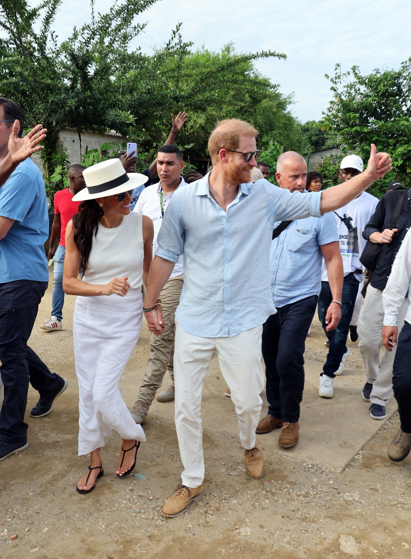 Image may contain Prince Harry Duke of Sussex Face Head Person Photography Portrait Clothing Pants and Footwear