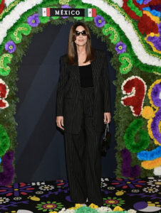Monica Bellucci Wore Michael Kors Collection To The 'Beetlejuice Beetlejuice' Mexico City Photocall