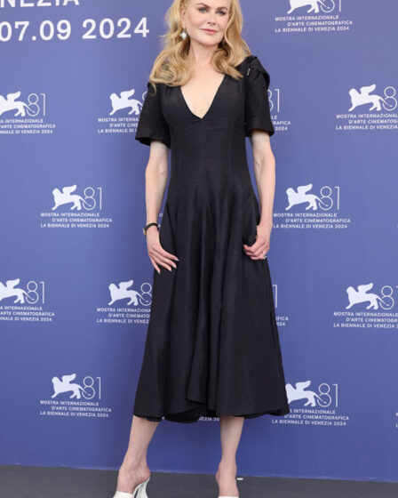 Nicole Kidman Wore Bottega Veneta To The 'Babygirl' Venice Film Festival Photocall