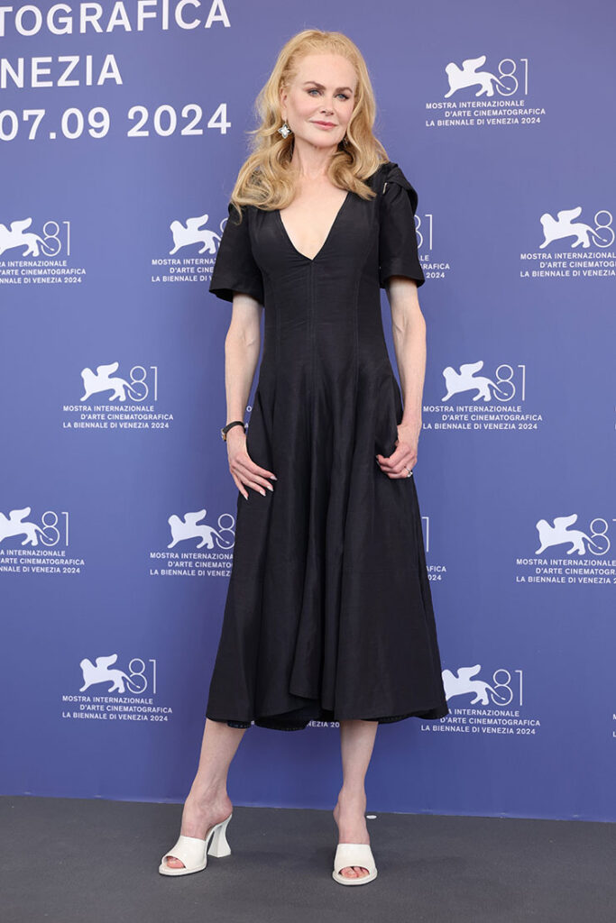 Nicole Kidman Wore Bottega Veneta To The 'Babygirl' Venice Film Festival Photocall