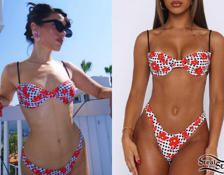 Niki DeMartino: Gingham Floral Bikini