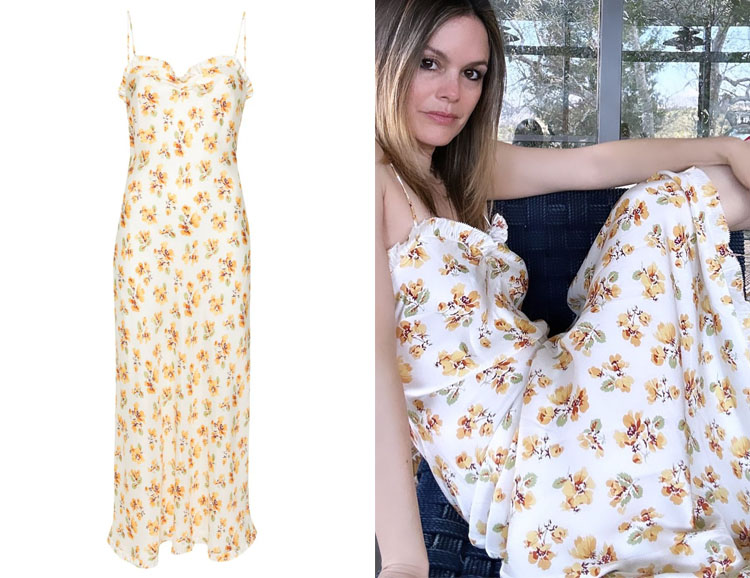 Rachel Bilson's DÔEN Calsi Floral-Print Midi Dress