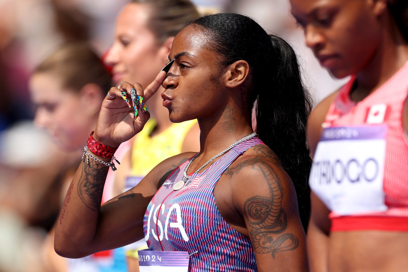 Sha'Carri Richardson Nailed Both Her Olympics Debut and Race Day Manicure