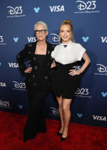 Jamie Lee Curtis and Lindsay Lohan at D23: The Ultimate Disney Fan Event