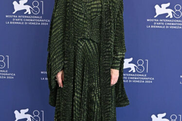 Isabelle Huppert attends the "Venezia 81 Jury" photocall during the 81st Venice International Film Festival